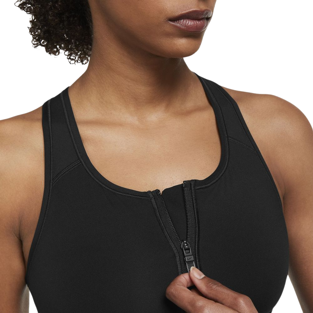 Nike Dri-FIT Swoosh Zip-Front Womens Bra