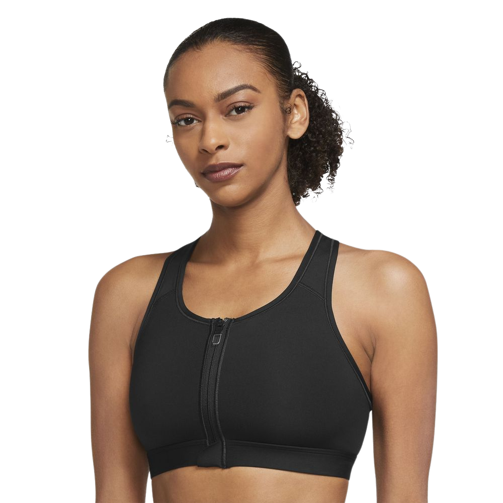 Nike Dri-FIT Swoosh Zip-Front Womens Bra