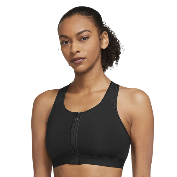 nike front closure sports bra