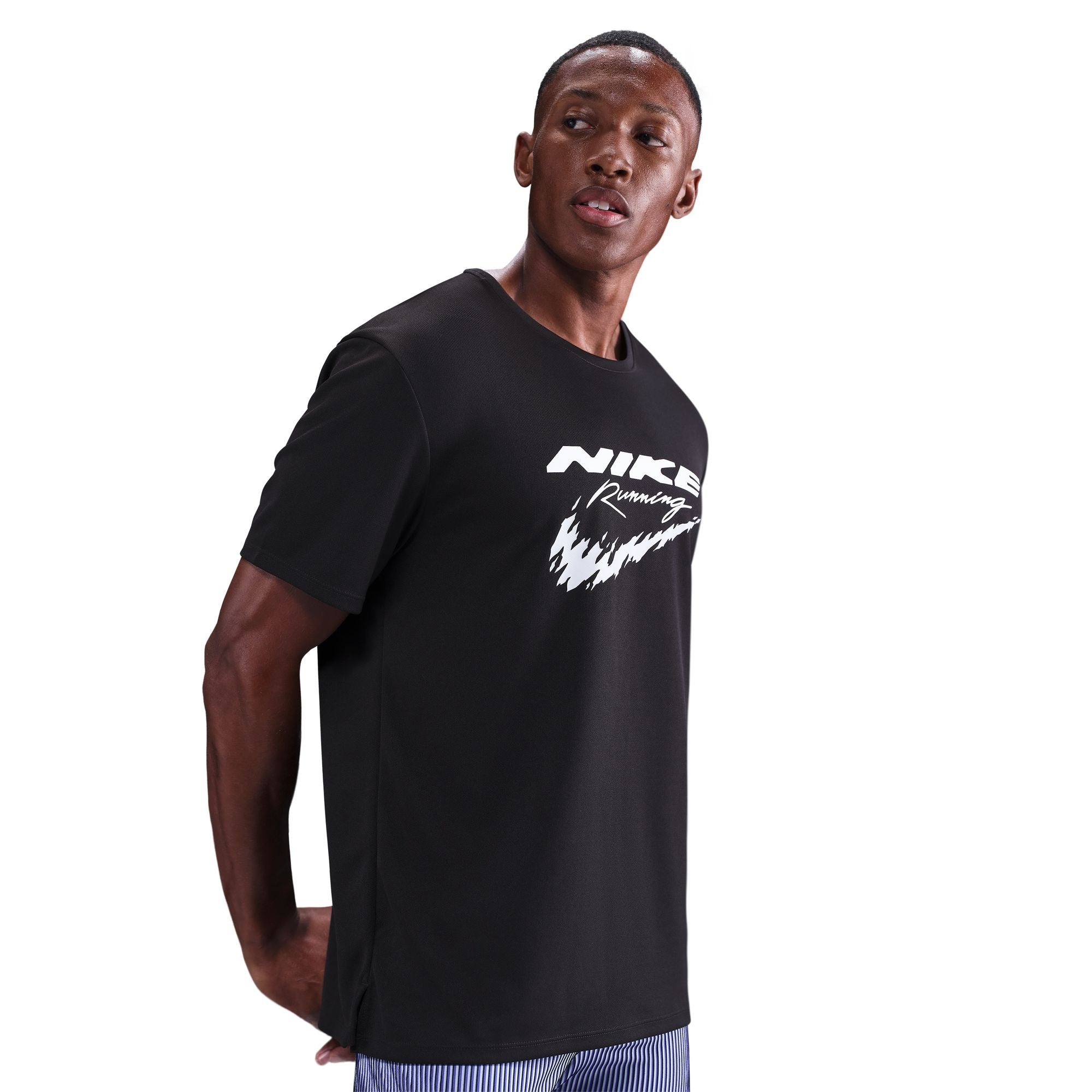 Nike Miler Dri-FIT UV Mens Running Tee