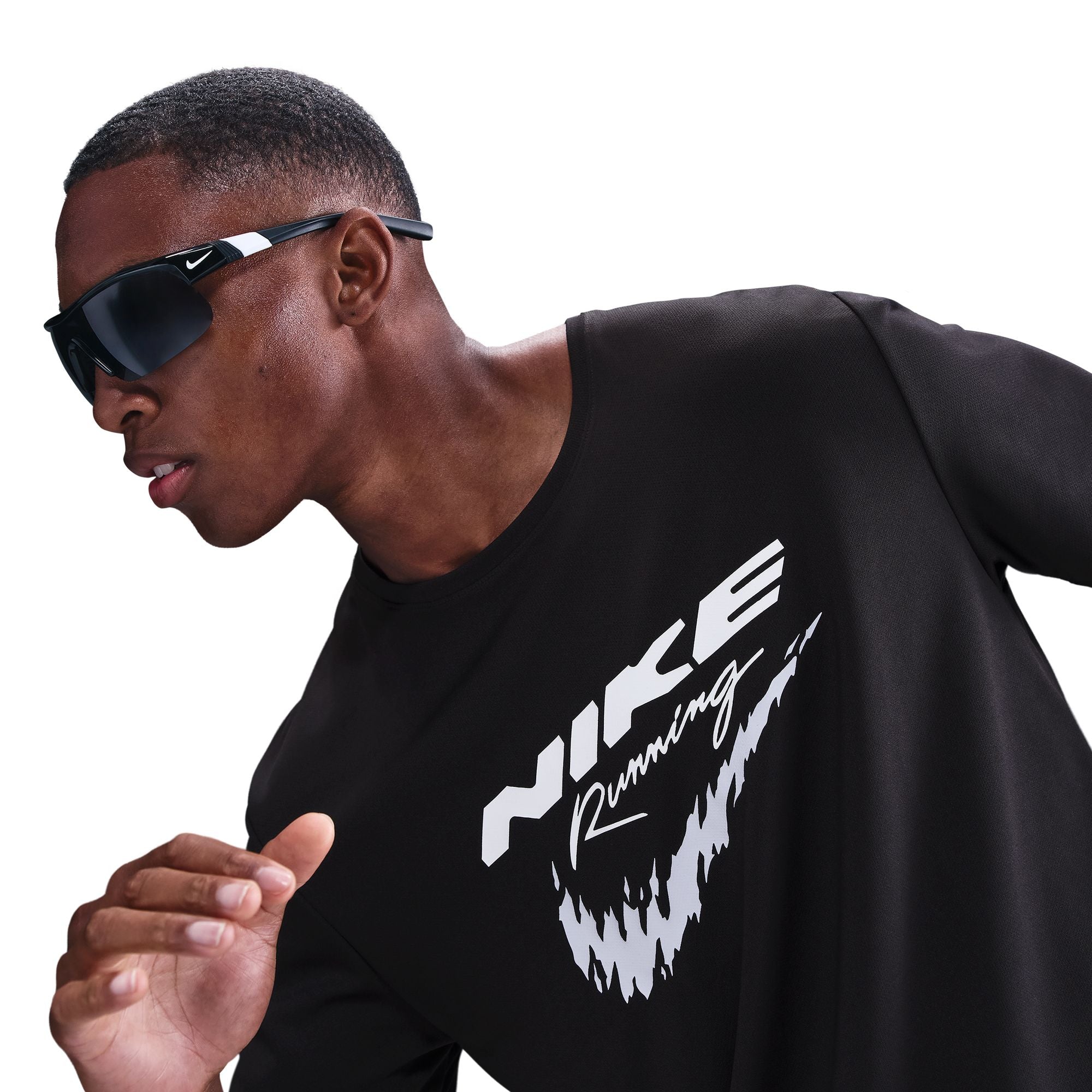 Nike Miler Dri-FIT UV Mens Running Tee