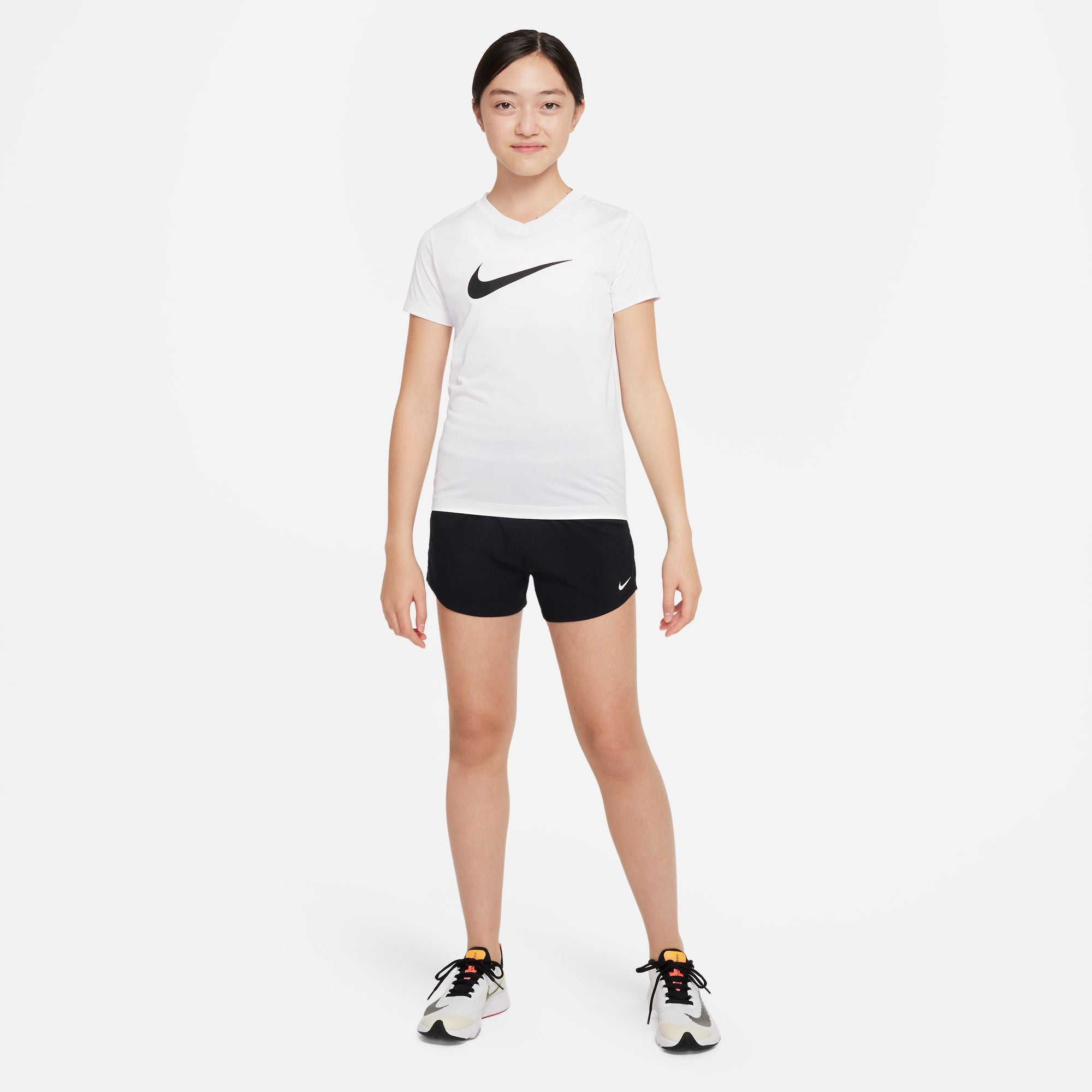 Nike One Dri-FIT High-Waisted Woven Girls Training Shorts