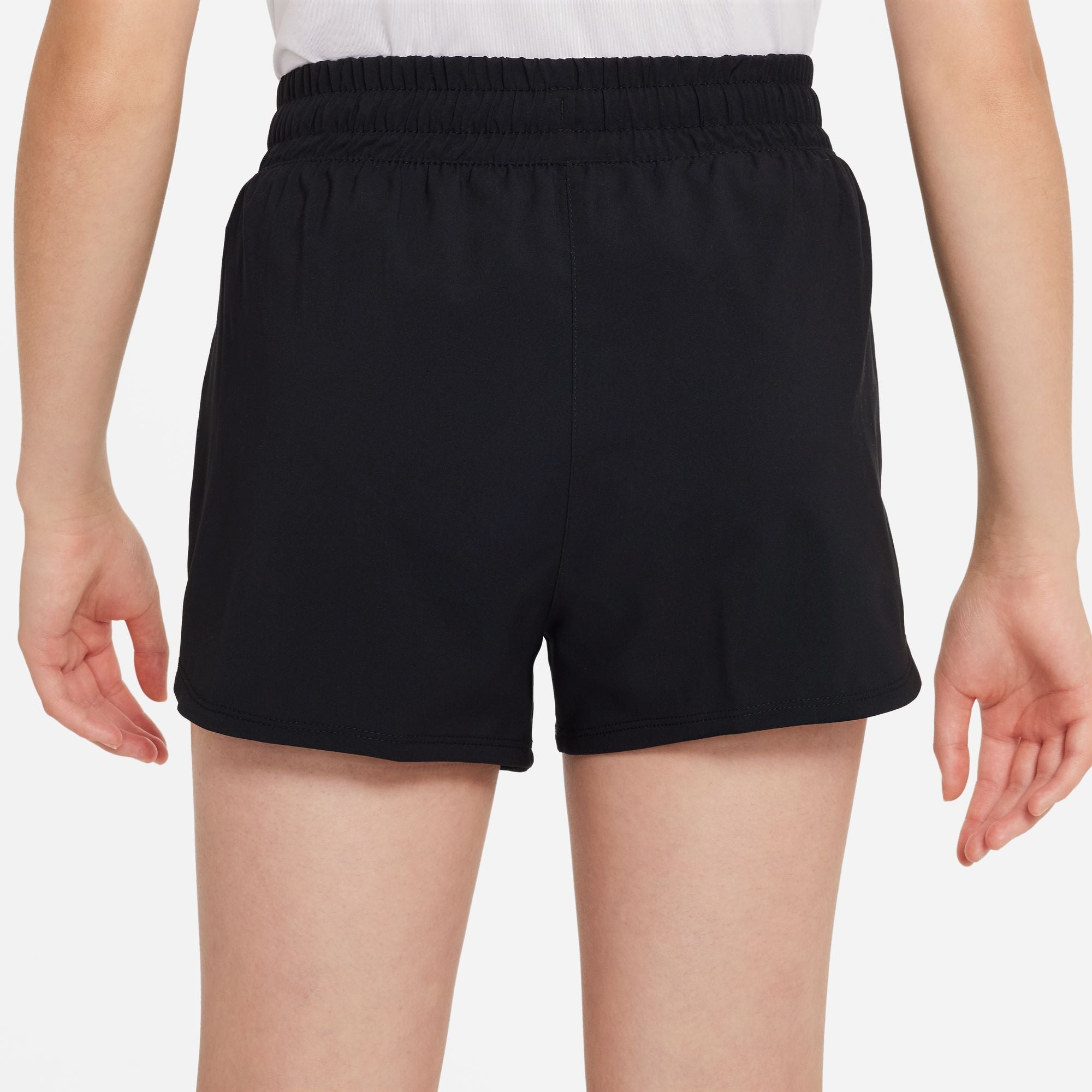 Nike One Dri-FIT High-Waisted Woven Girls Training Shorts