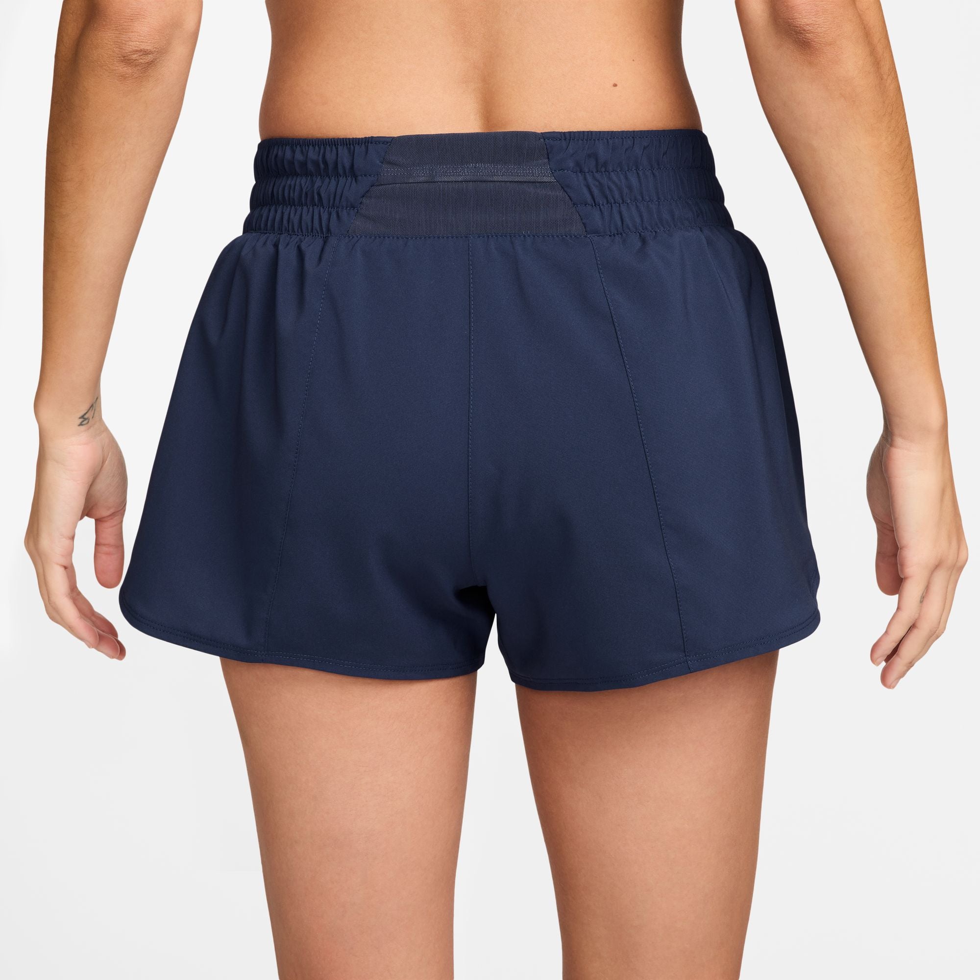 Nike One Dri-FIT Mid-Rise 3 Inch Brief-Lined Womens Shorts