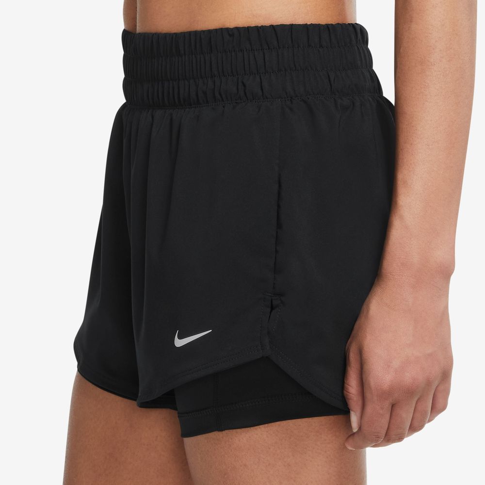Nike One Dri Fit Mid Rise 3 inch 2 in 1 Womens Shorts