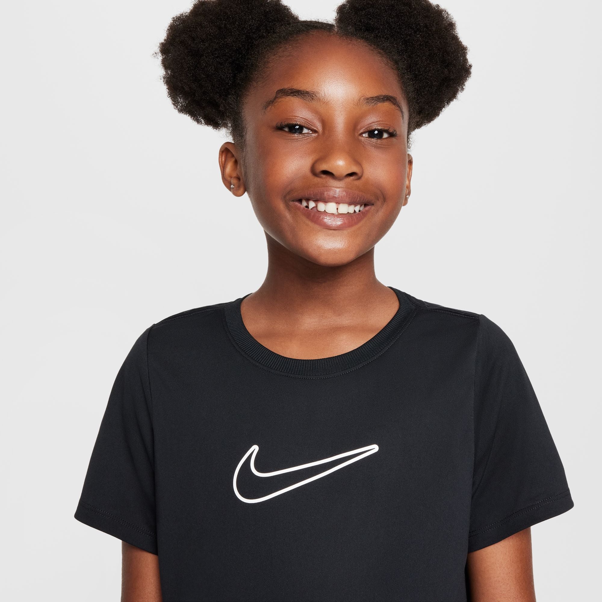 Nike One Fitted Dri-FIT Short-Sleeve Kids Tee