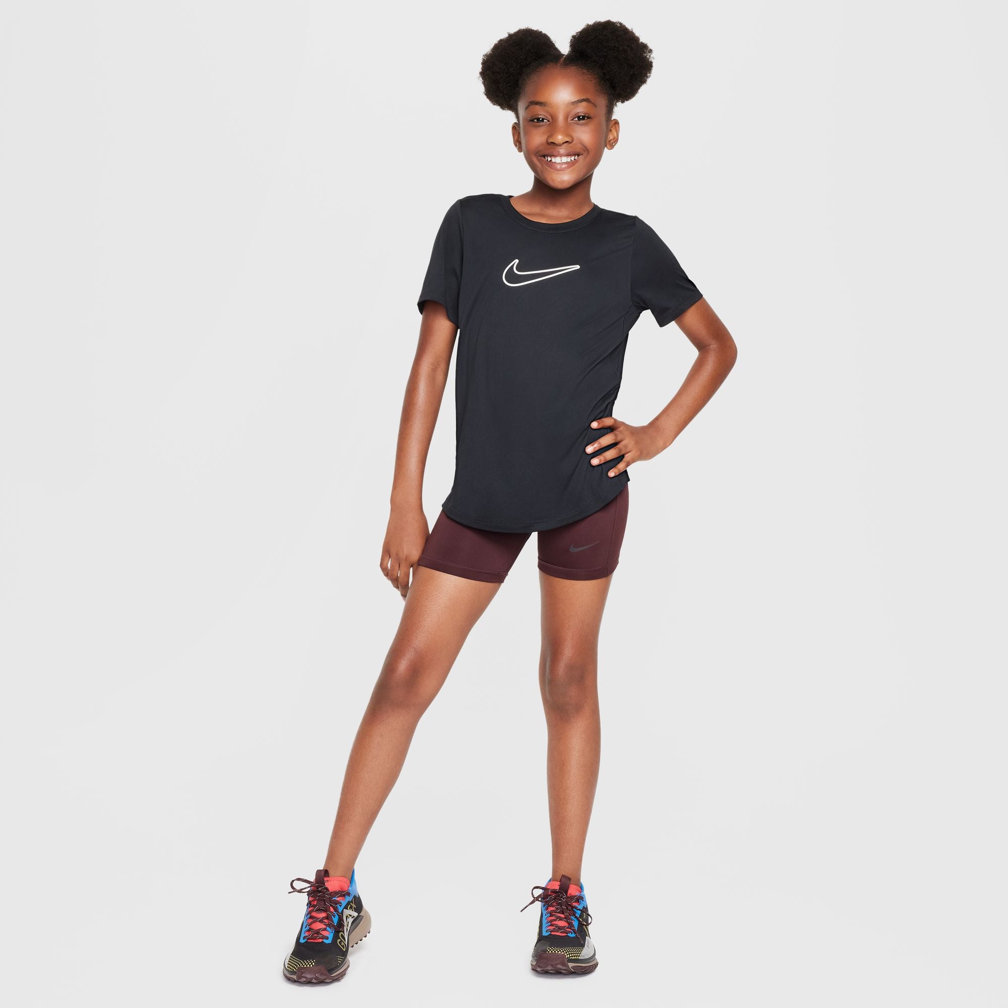 Nike One Fitted Dri-FIT Short-Sleeve Kids Tee