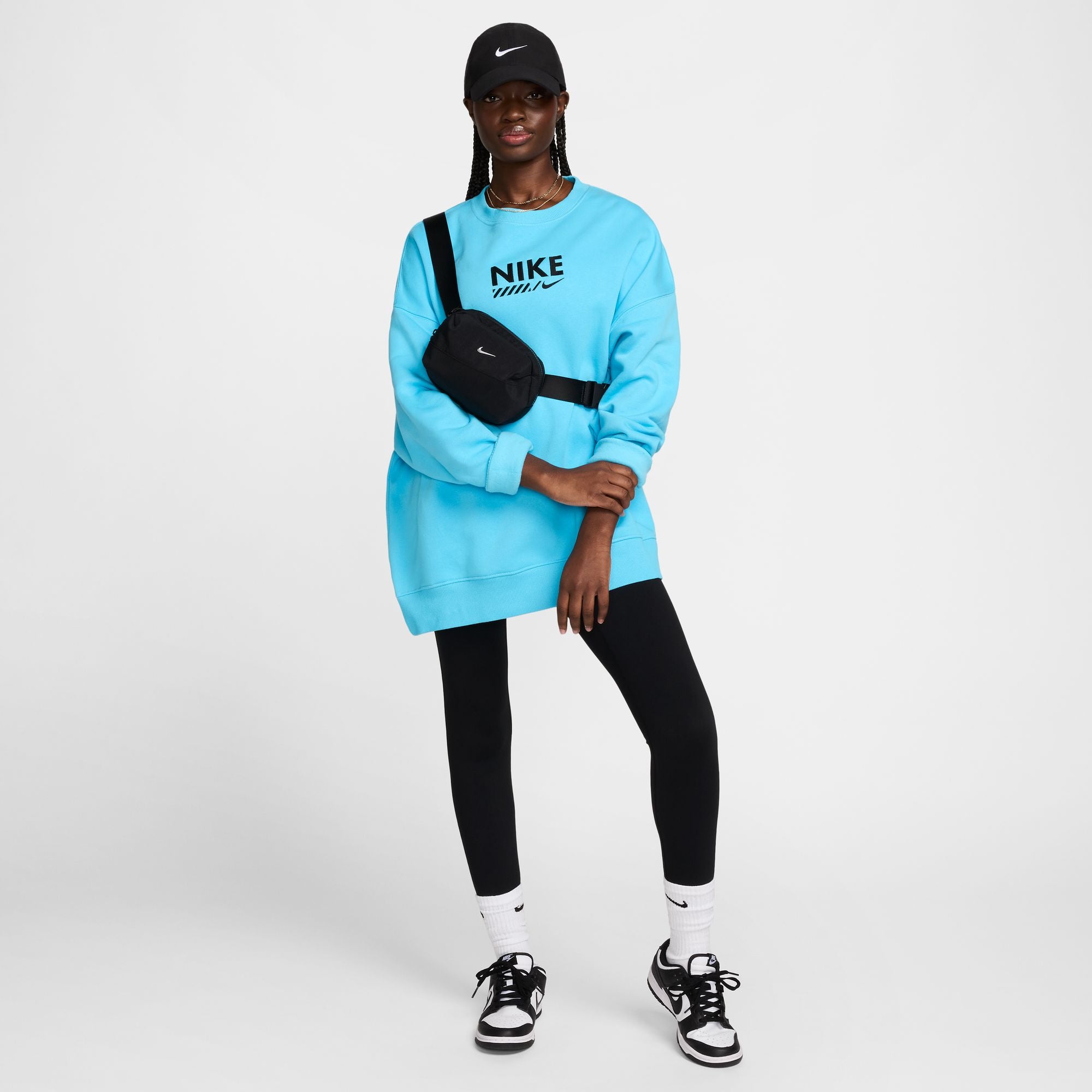 Nike One Seamless Front Full-Length Womens Leggings