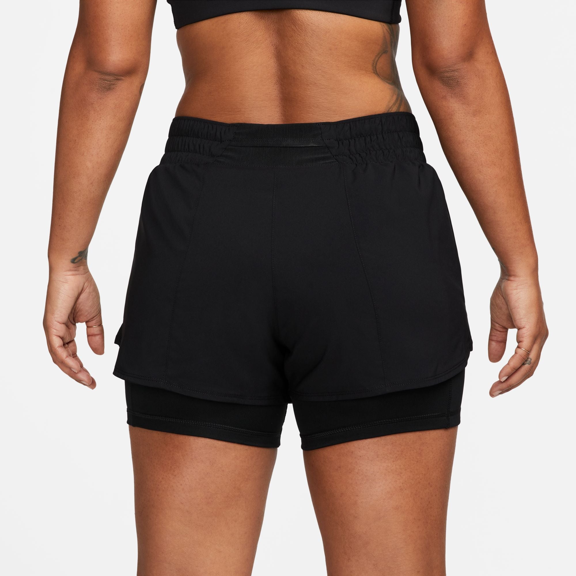 Nike One  Dri-FIT Mid-Rise 3 Inch 2-in-1 Womens Shorts