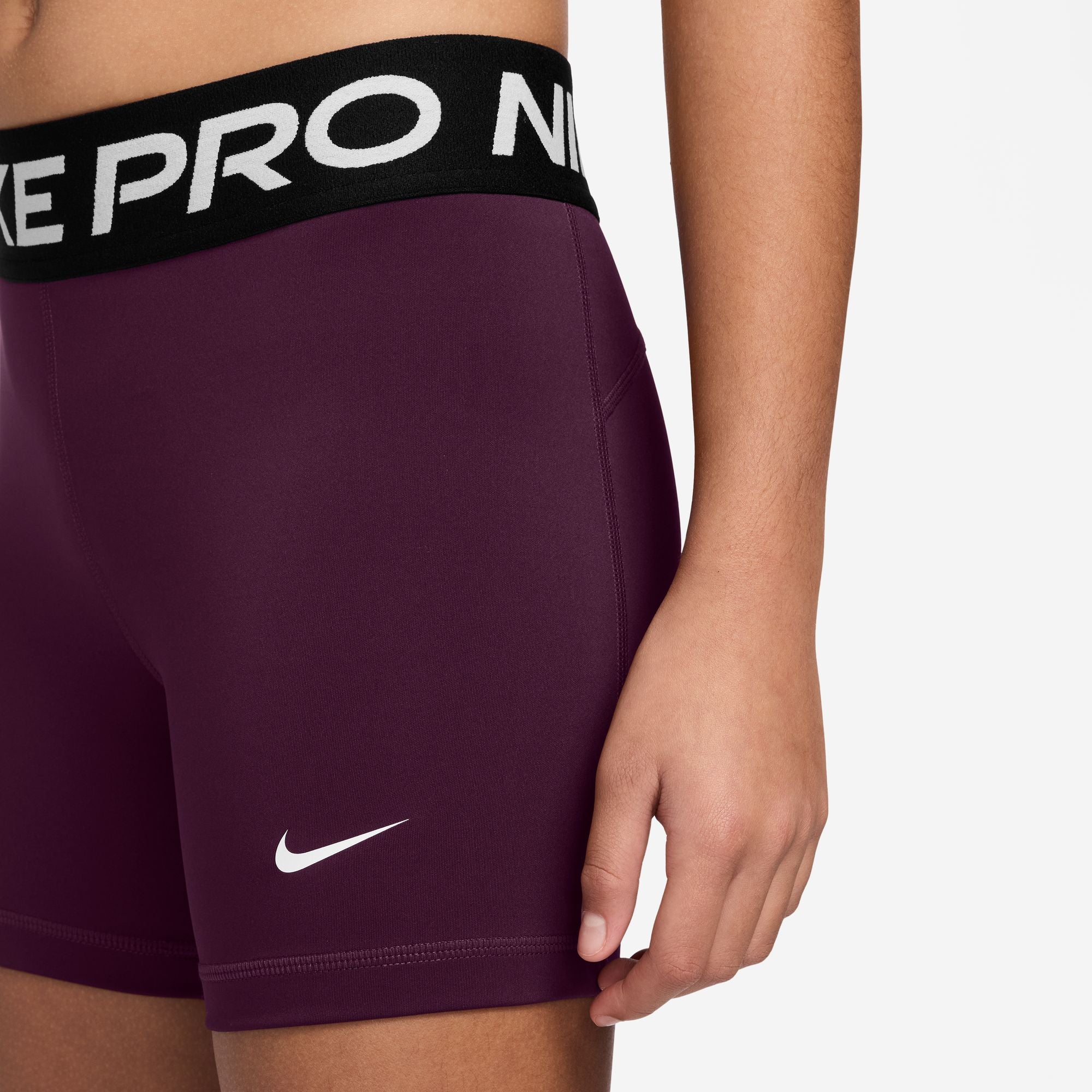 maroon nike pro shorts
