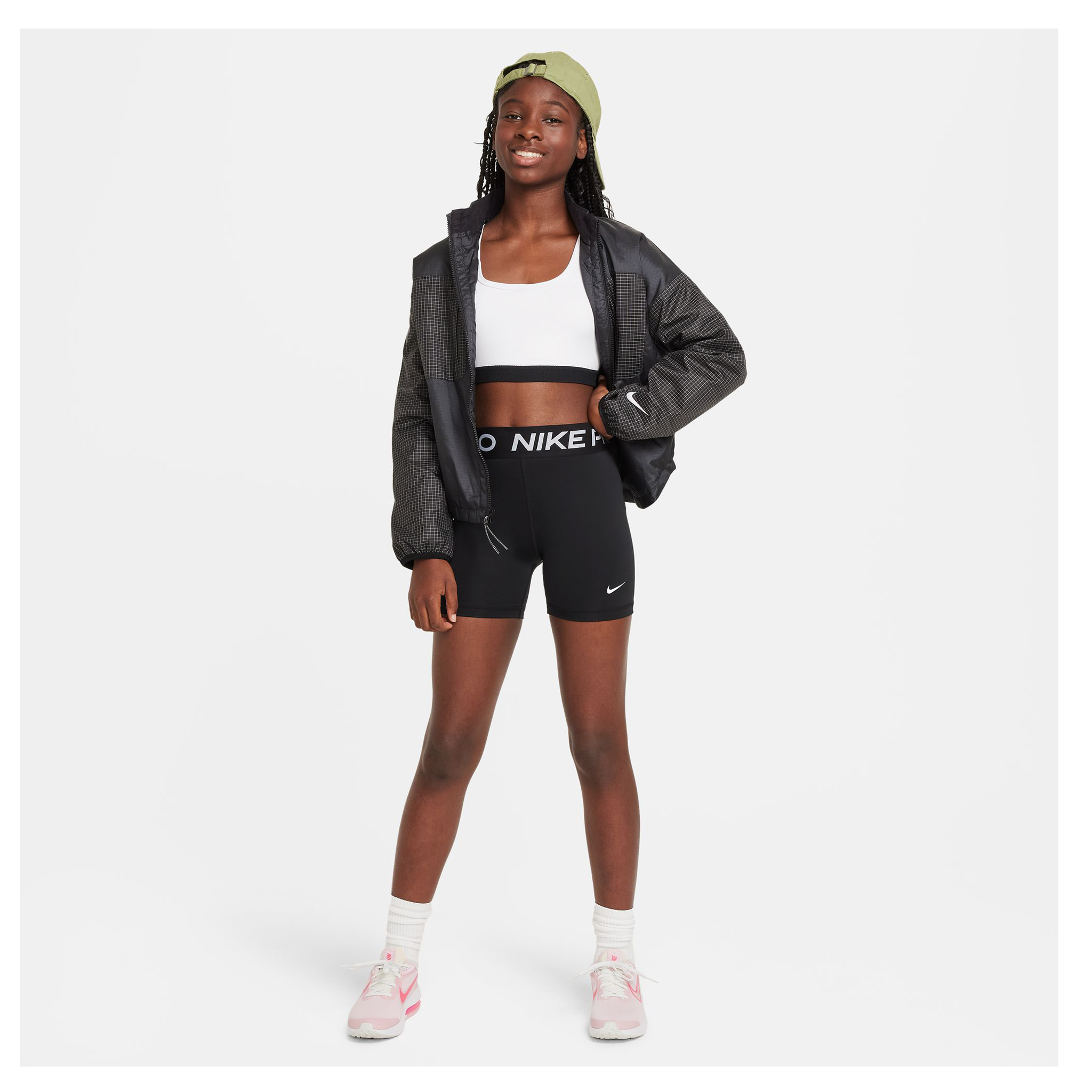 Nike Pro Dri-FIT Girls 3 Inch Shorts