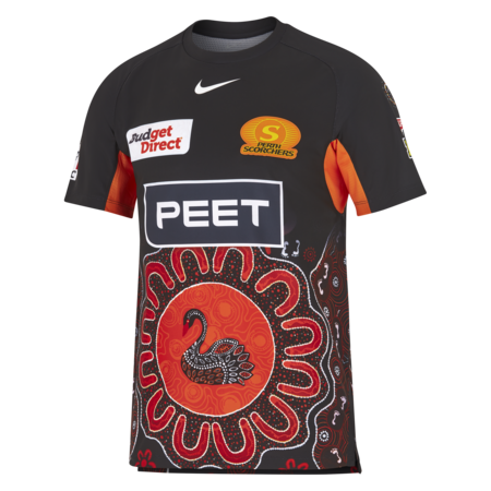 Nike Scorchers Promo Match Indigenous Short Sleeve Mens Home Jersey
