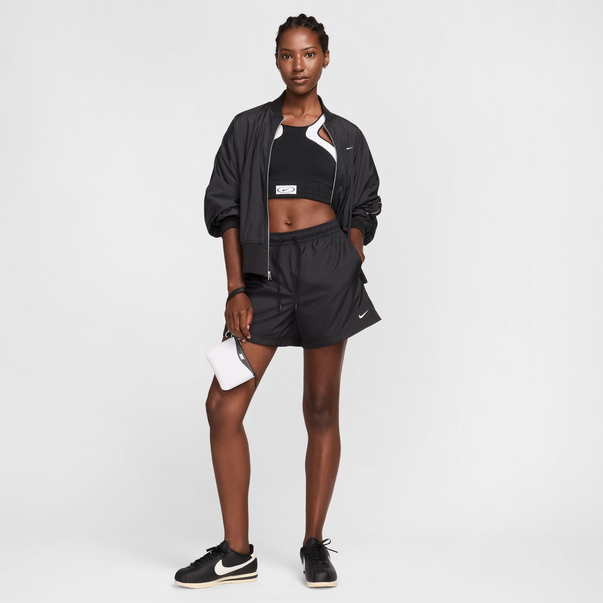 Nike Sportswear Classic Mid-Rise Womens Shorts