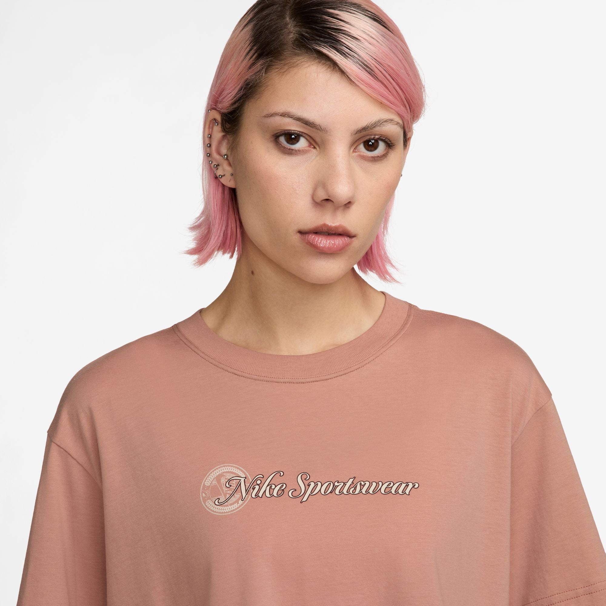 Nike Sportswear Club Crop Womens Short-Sleeve Tee