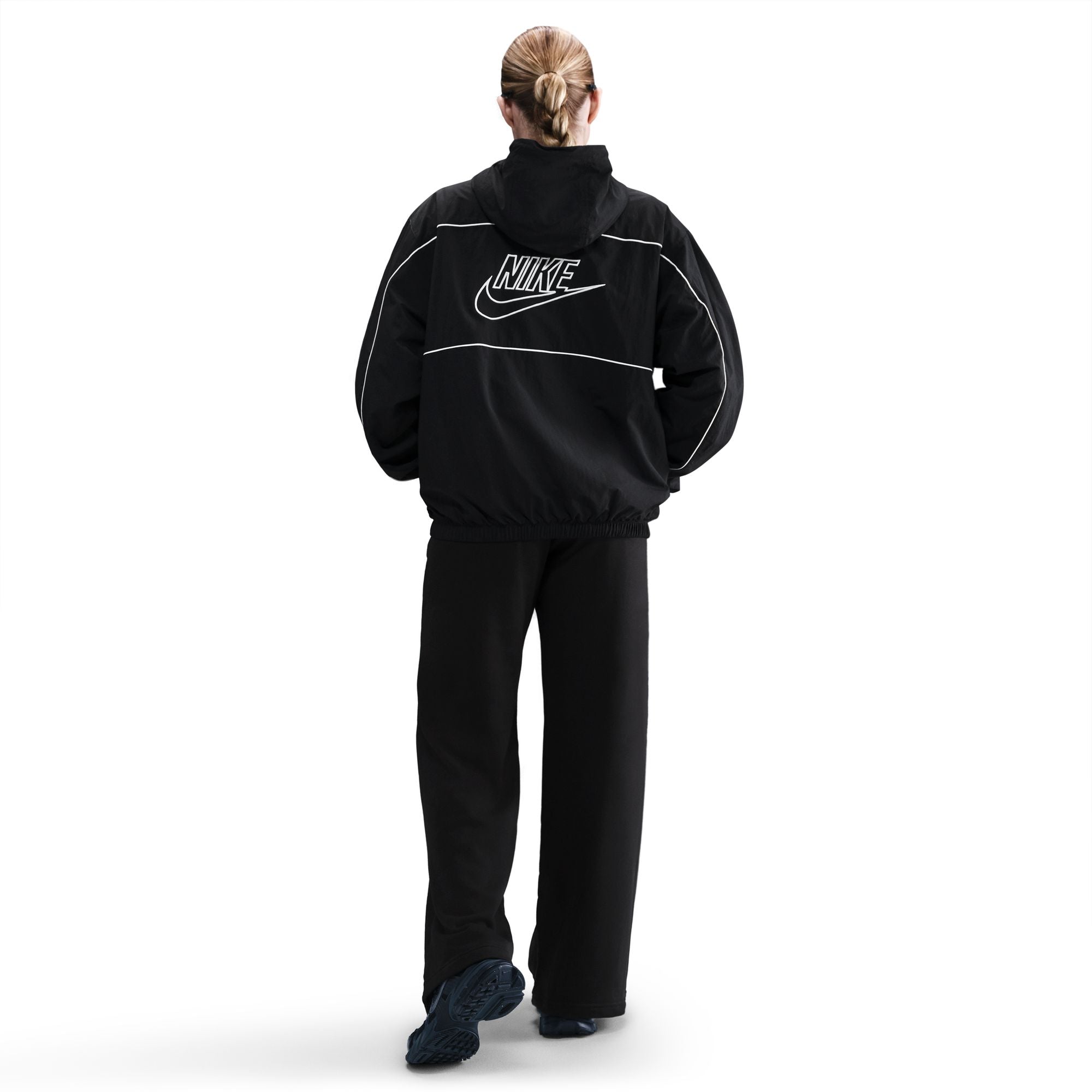 Nike Sportswear Club Fleece Mid-Rise Wide-Leg Womens Sweatpants