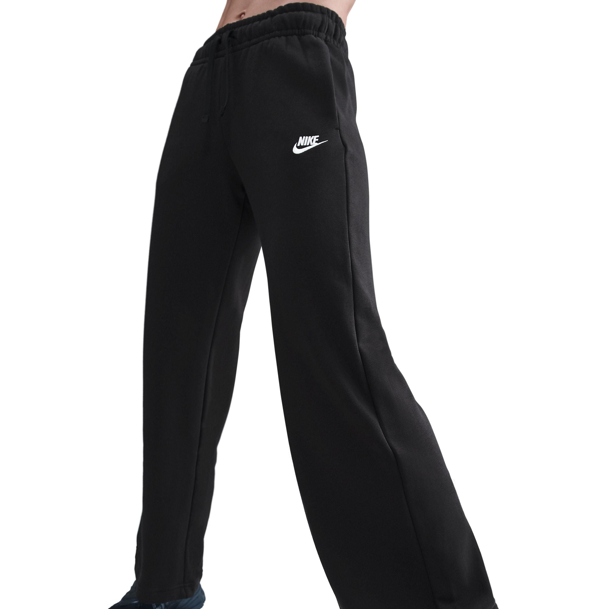 Nike Sportswear Club Fleece Mid-Rise Wide-Leg Womens Sweatpants