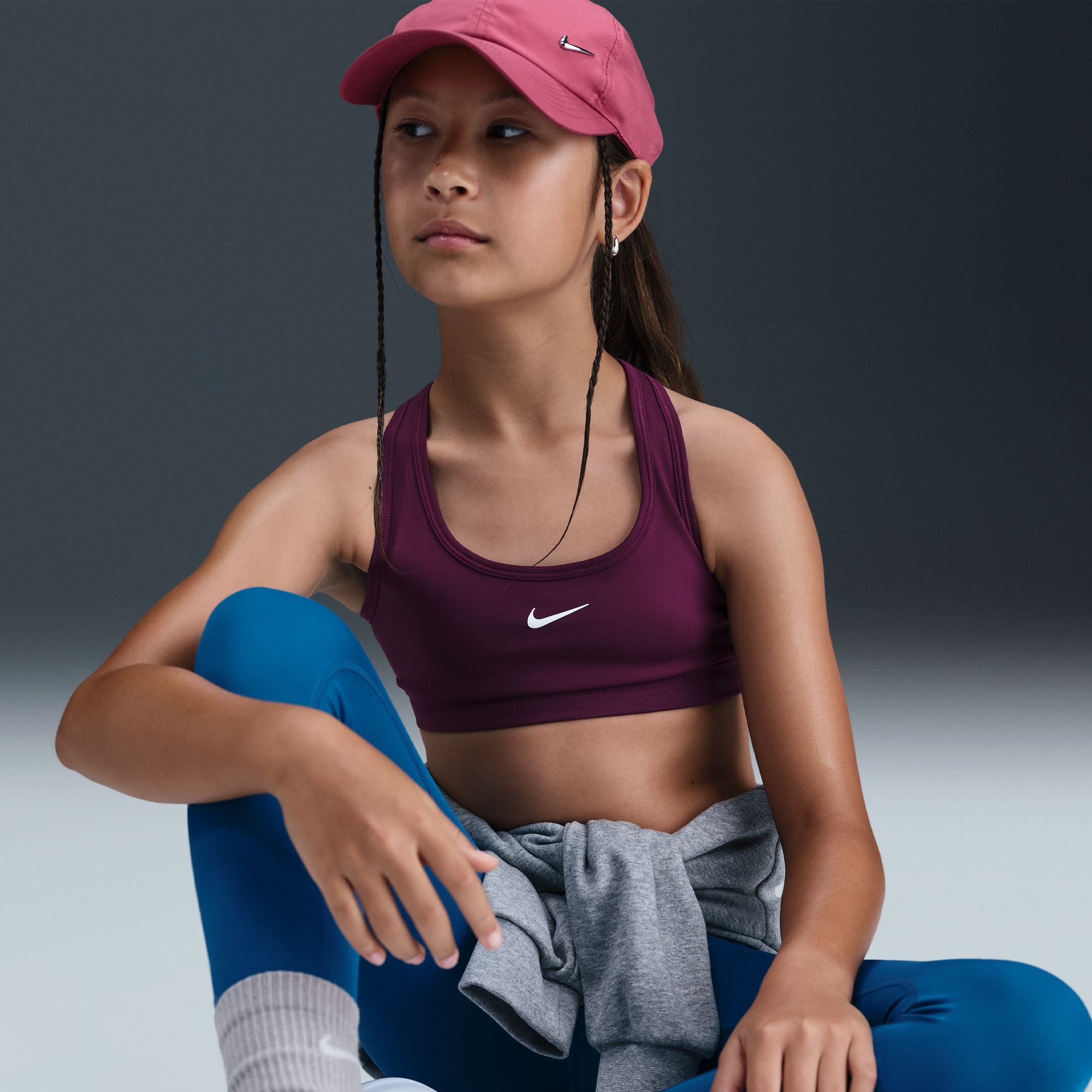 Nike Swoosh Kids Sports Bra