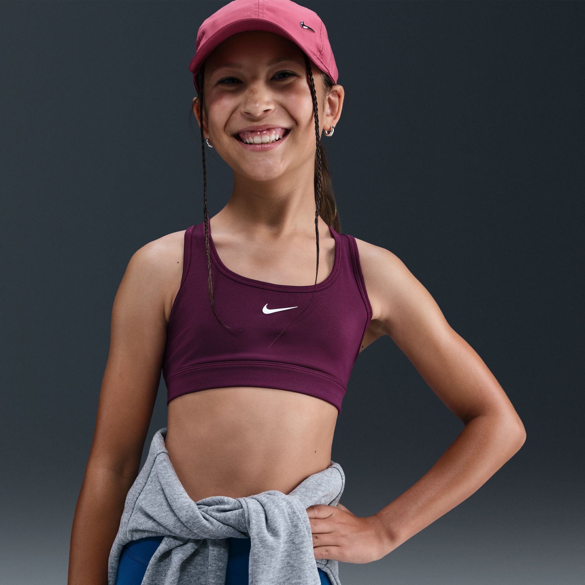 Nike Swoosh Kids Sports Bra