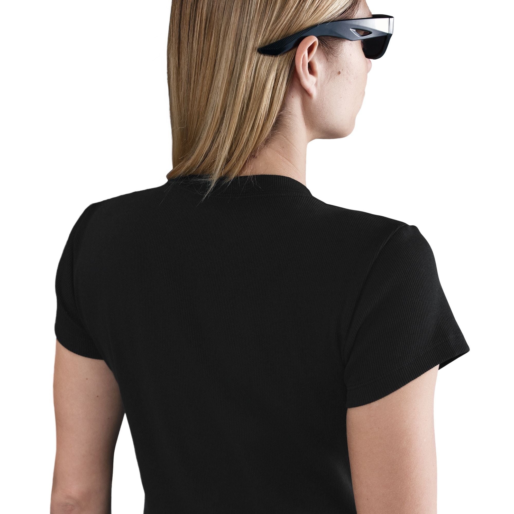 Nike Tight Ribbed Womens Short-Sleeved Tee