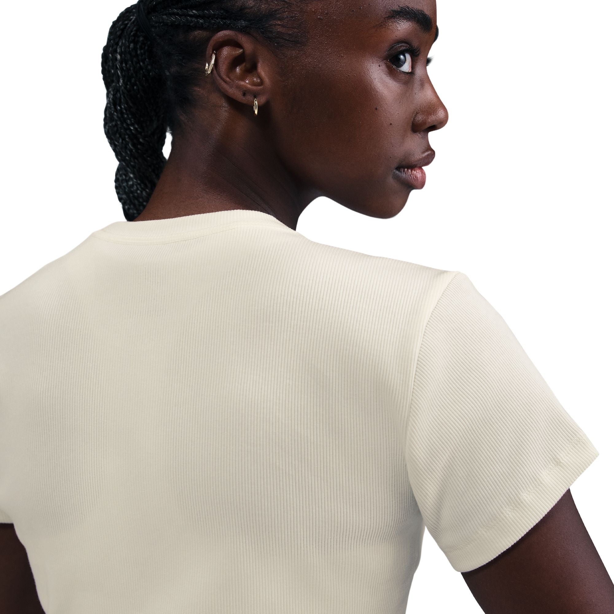 Nike Tight Ribbed Womens Short-Sleeved Tee
