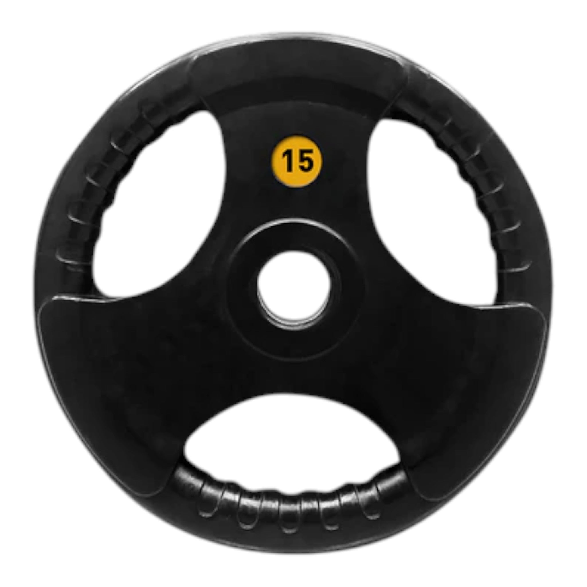 Bodyworx Olympic Rubber Ezy Grip Plate - 15kg