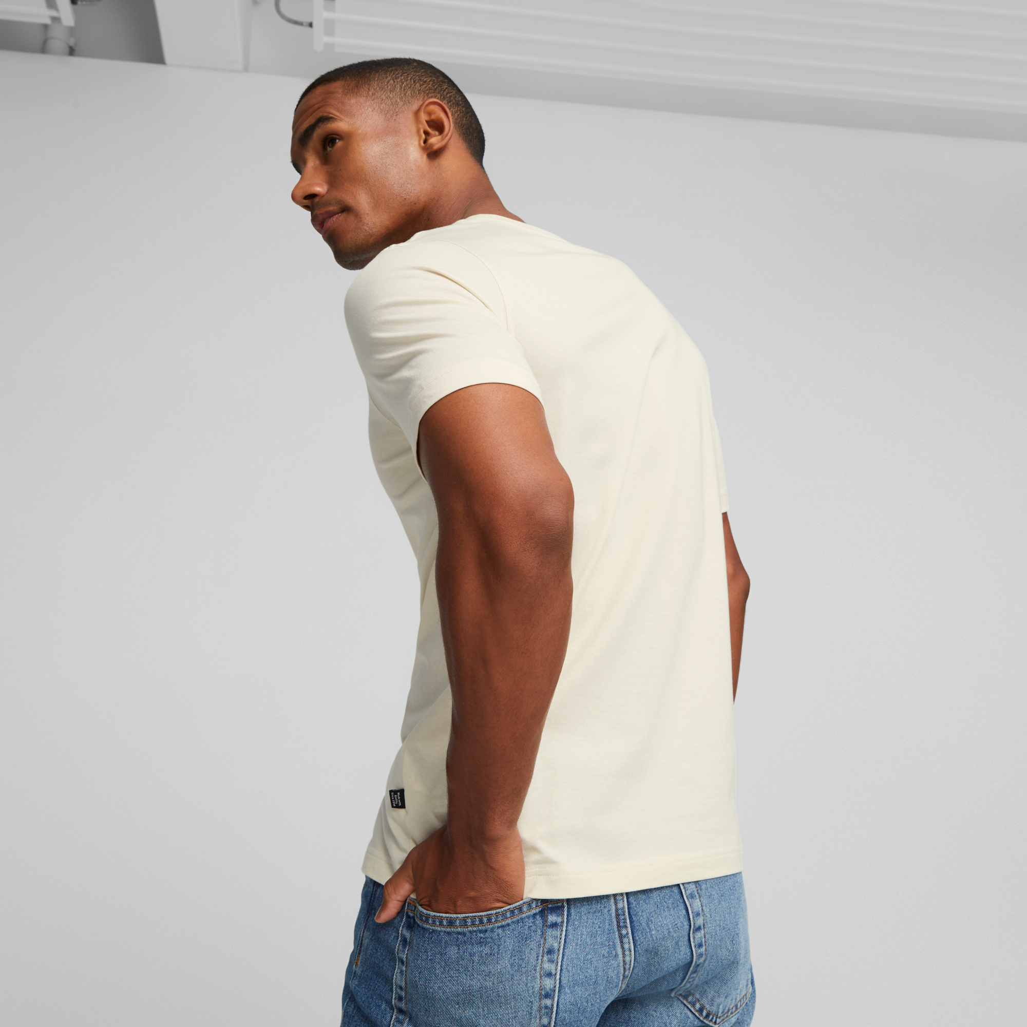 PUMA ESS+ 2 Colour Logo Mens Tee