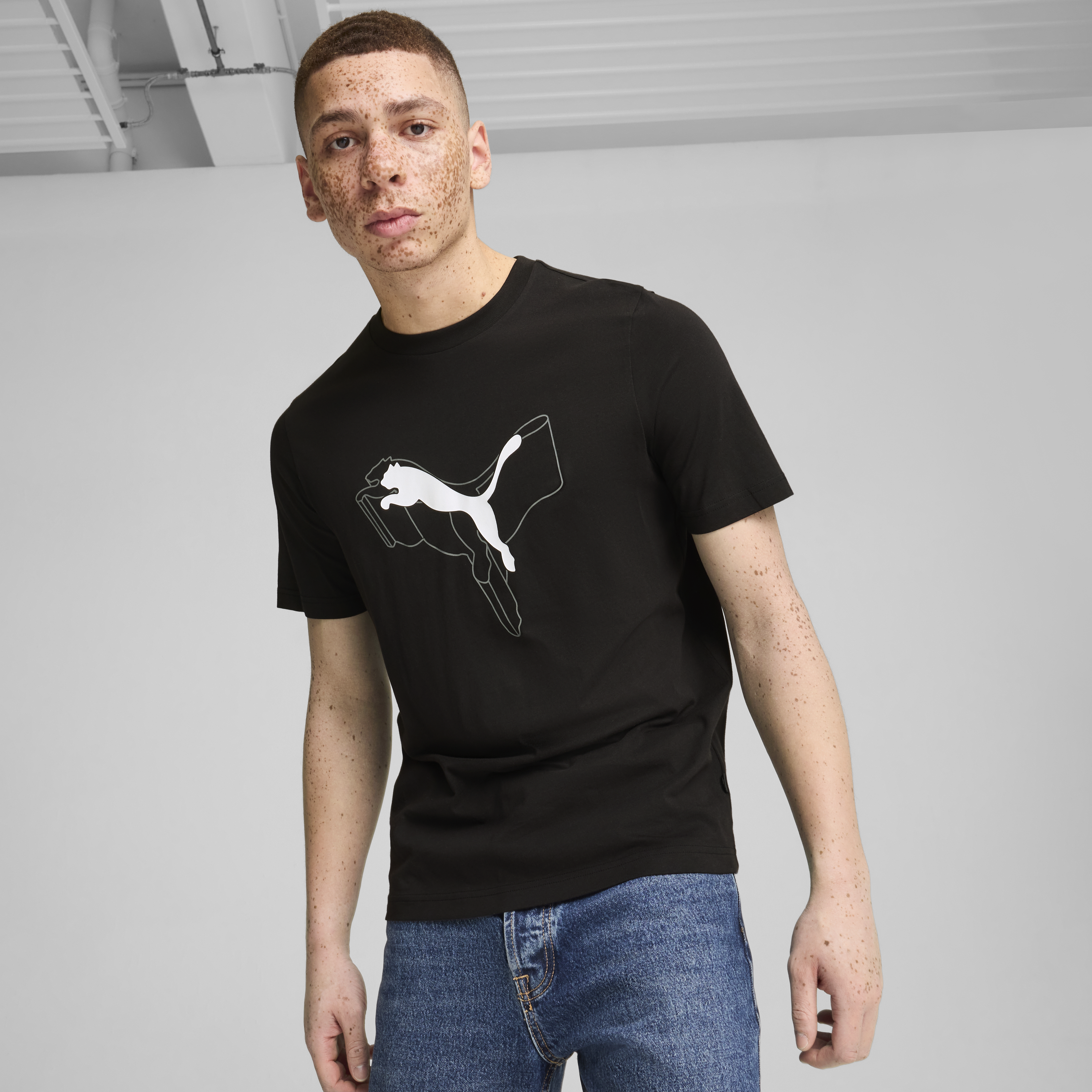 Amazon.co.jp: Puma 686867 Casual ESS LOGO LAB MX LS Graphic