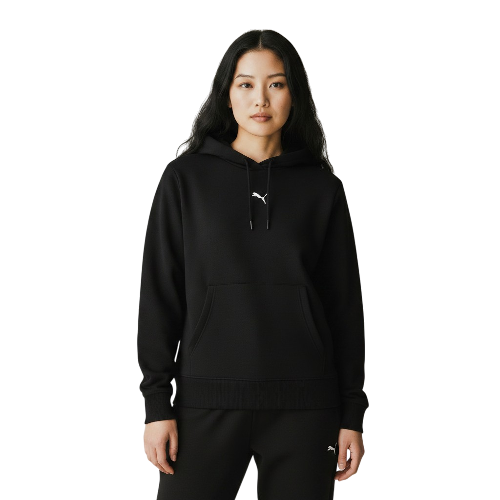 PUMA Essentials Cat Logo Womens Relaxed Hoodie