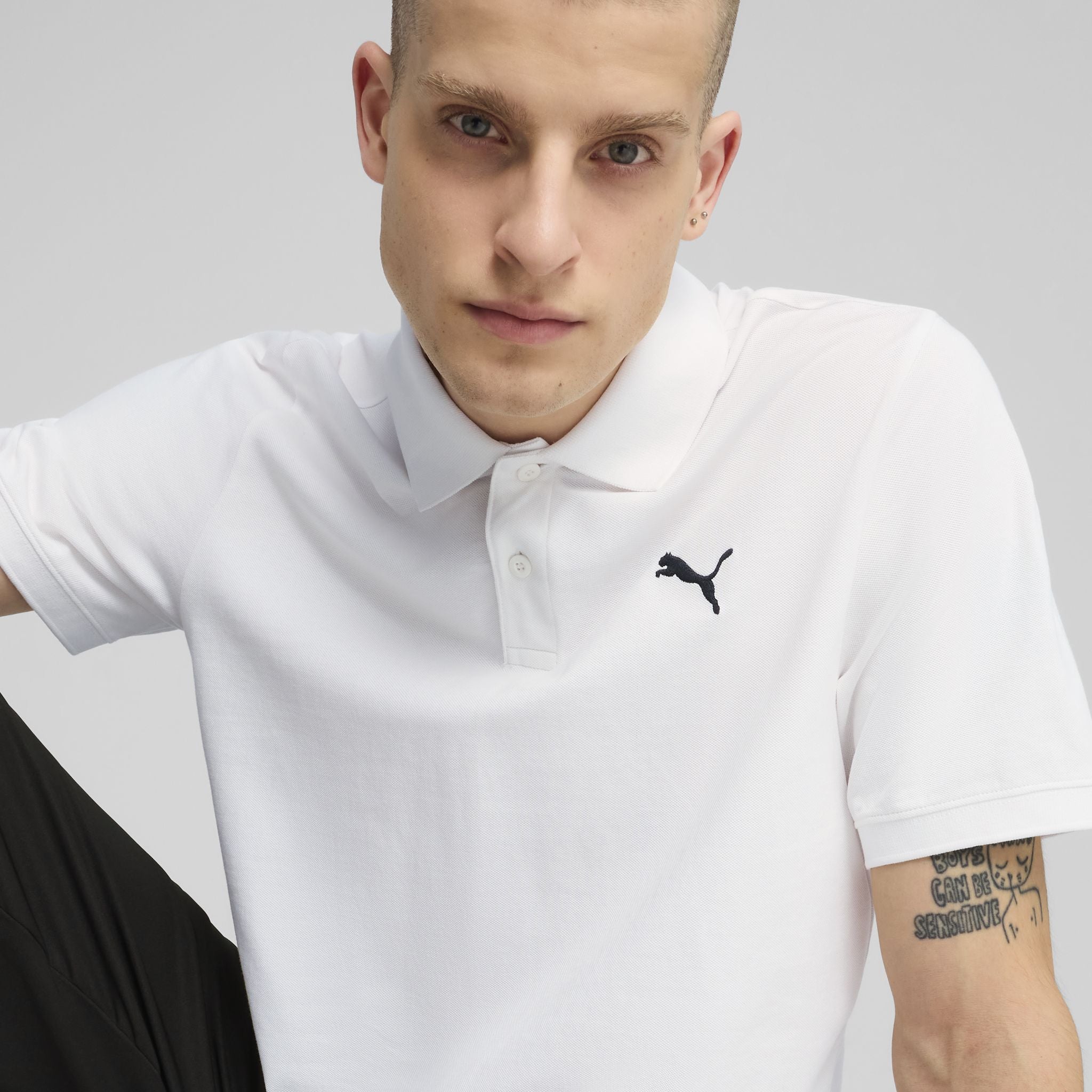 PUMA Essentials Mens Pique Polo