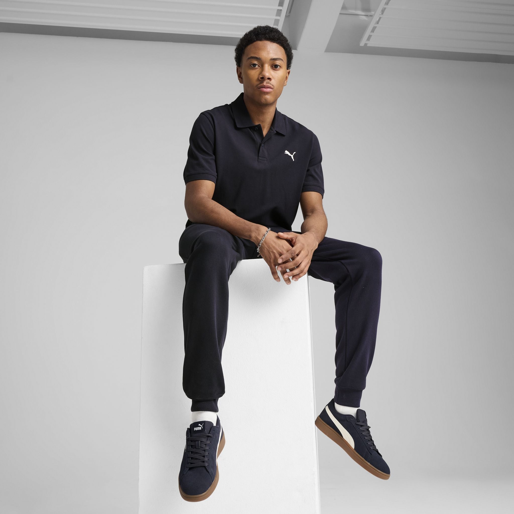 PUMA Essentials Mens Pique Polo