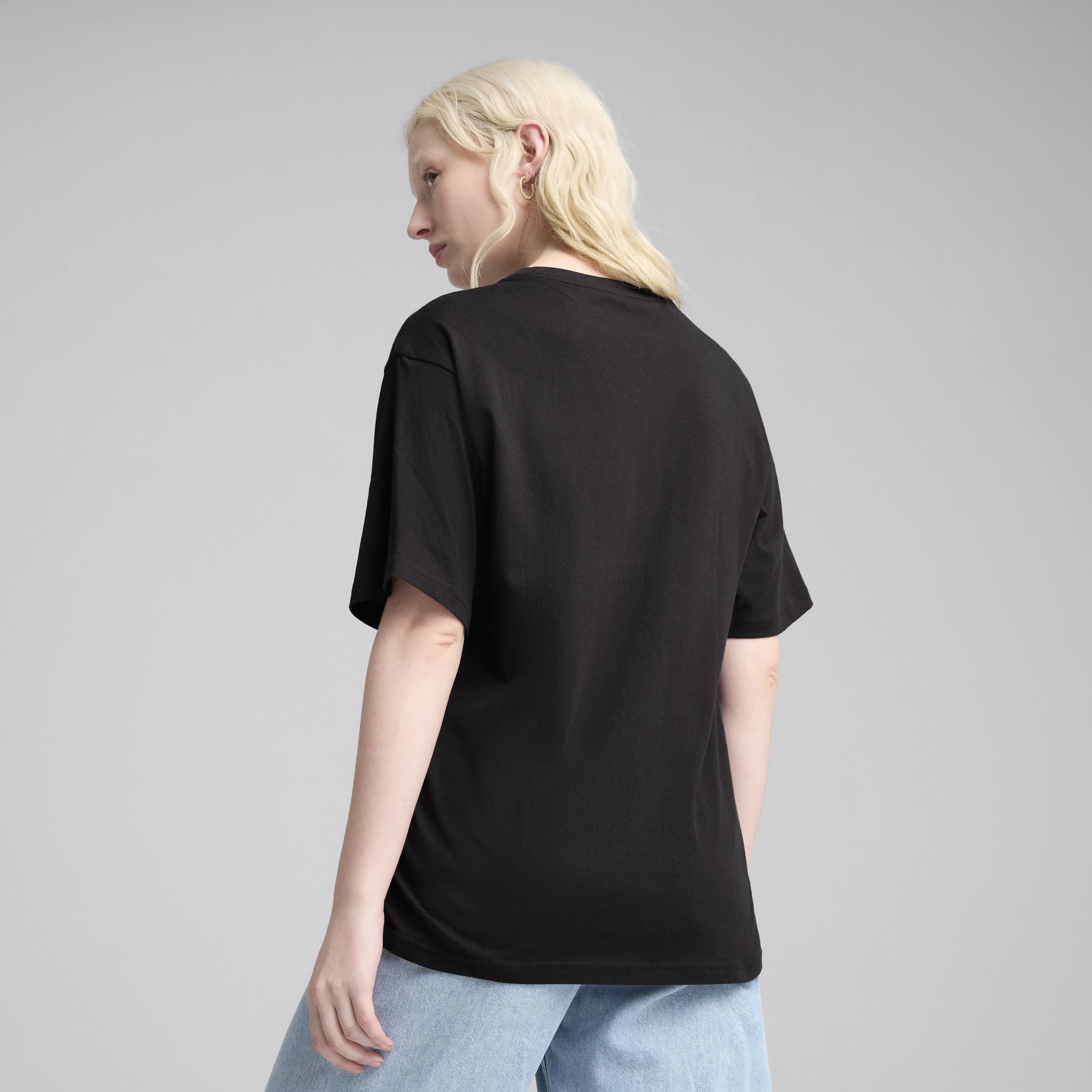 PUMA Essentials No.1 Logo Relaxed Womens Tee