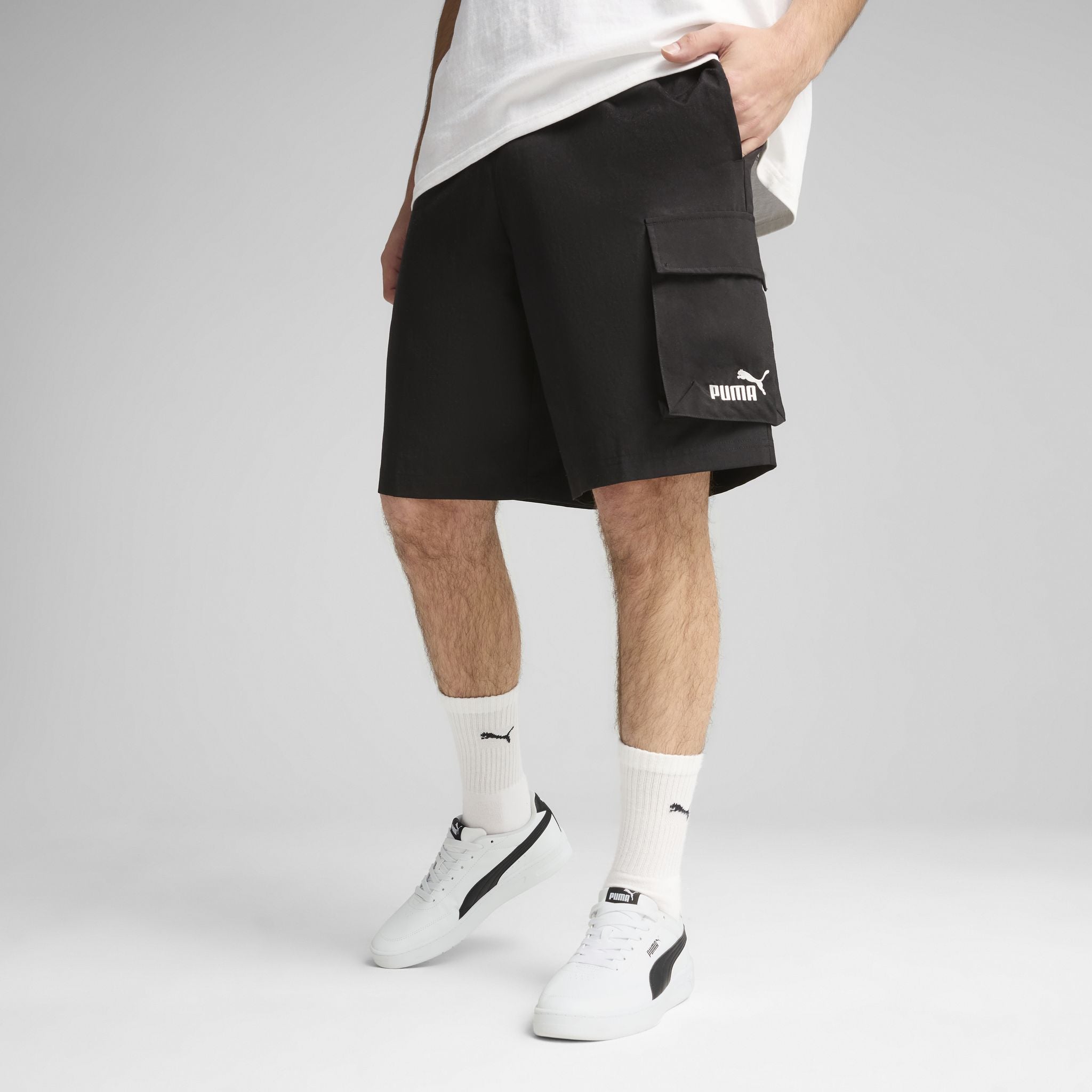 PUMA Essentials No.1 Woven Mens Cargo Shorts