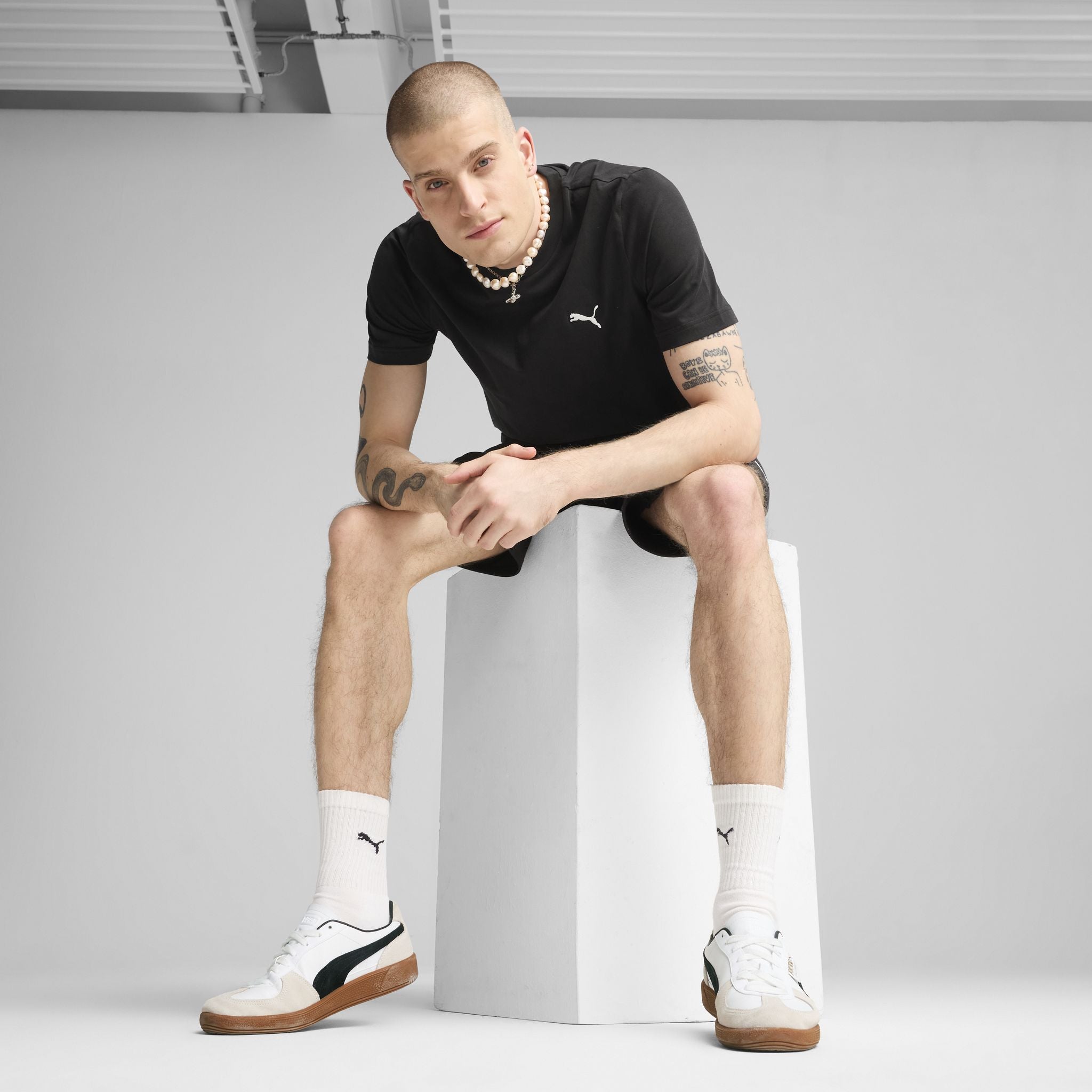 PUMA Essentials Small Logo Mens Tee