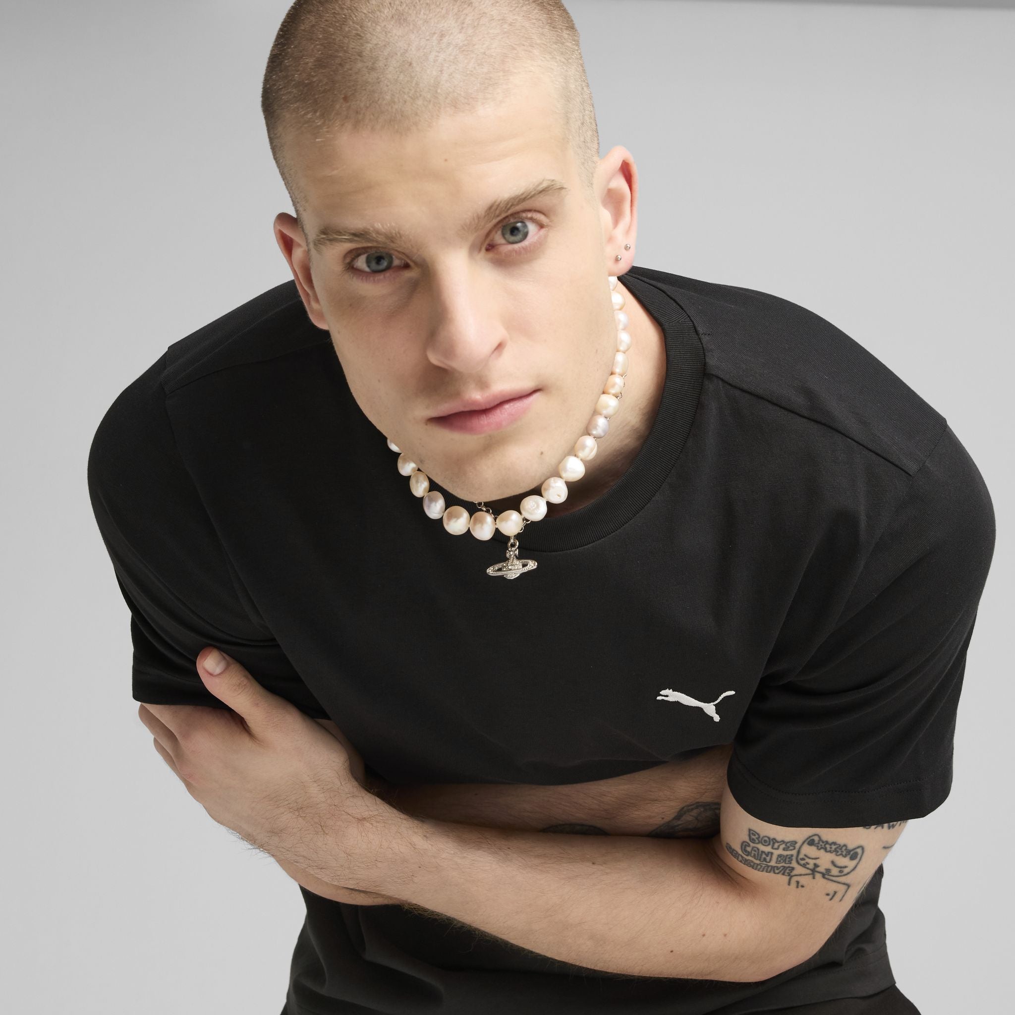 PUMA Essentials Small Logo Mens Tee