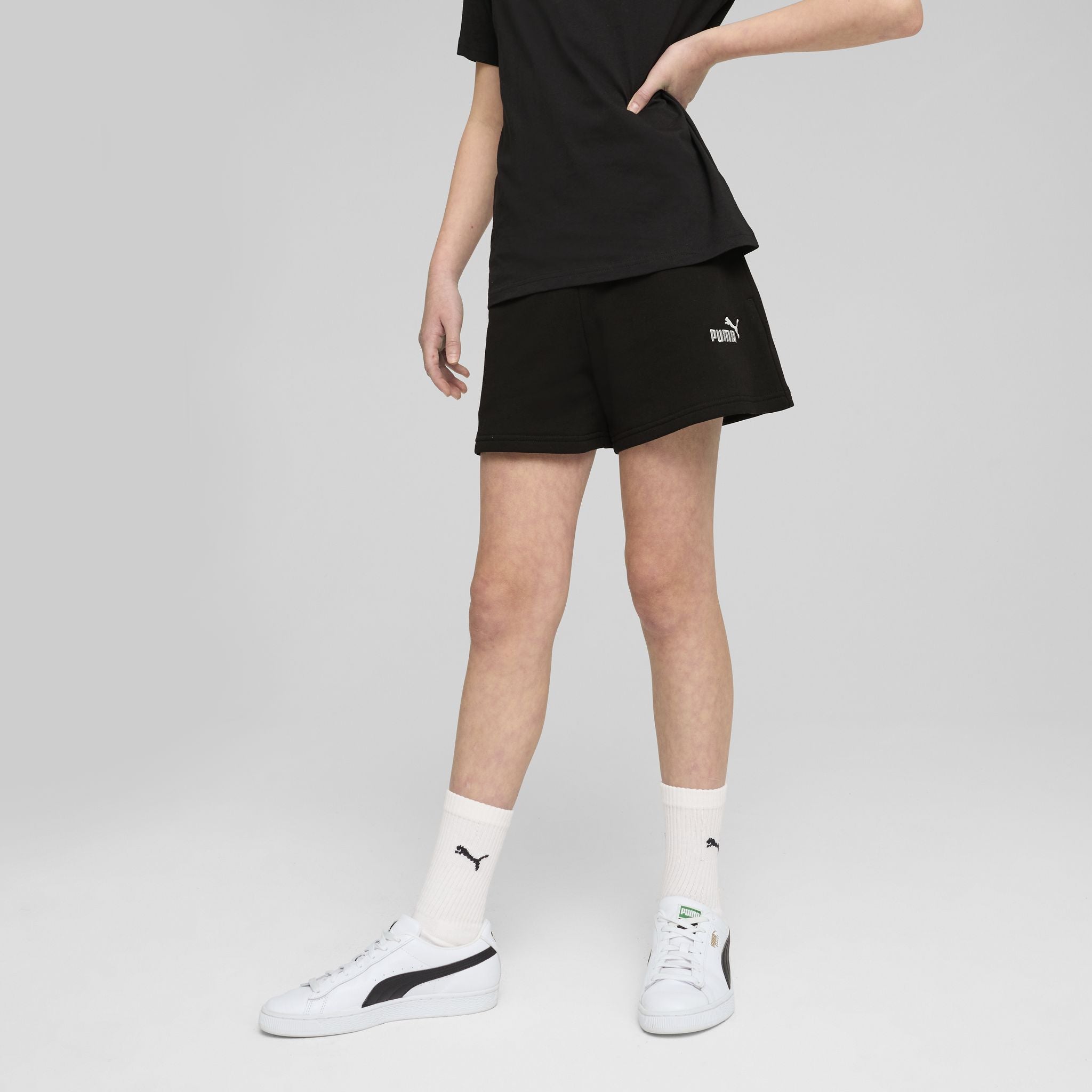 PUMA Essentials Small No.1 Logo Girls Shorts