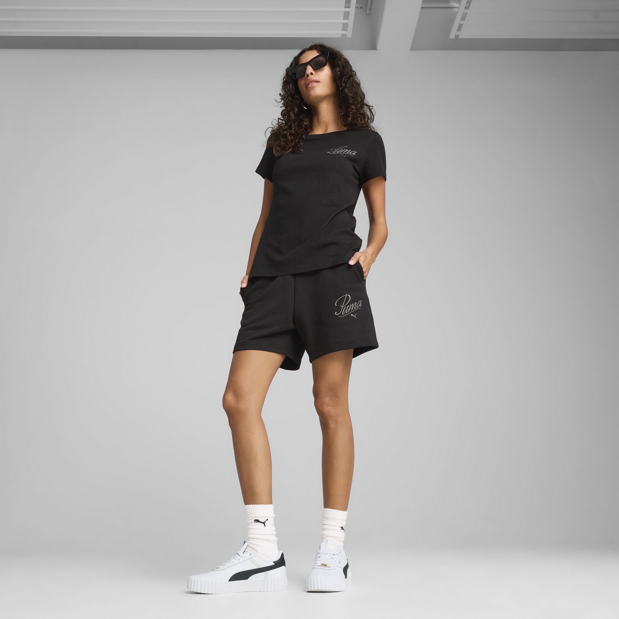 PUMA Essentials Womens Script Tee