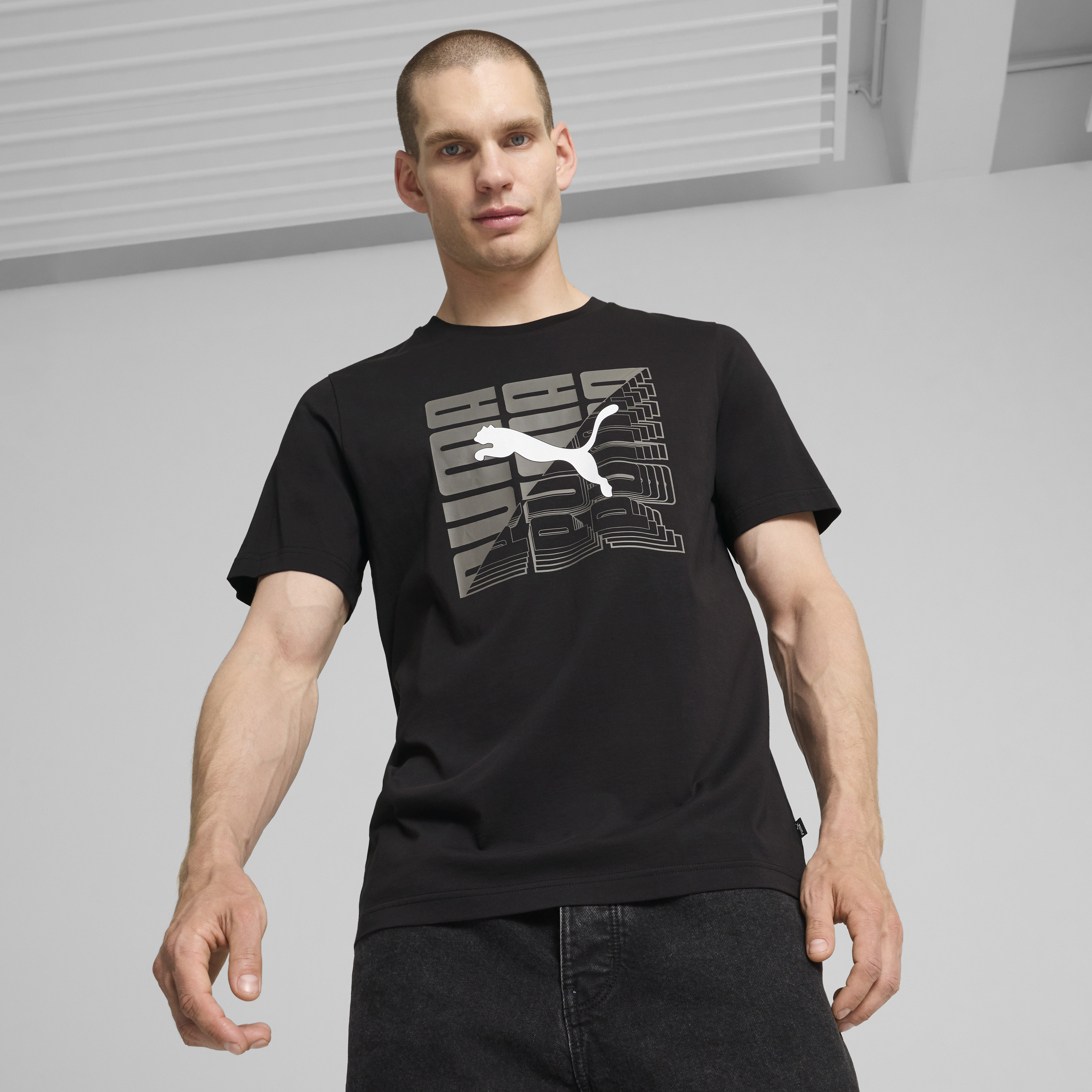 PUMA Graphics Wording Mens Tee