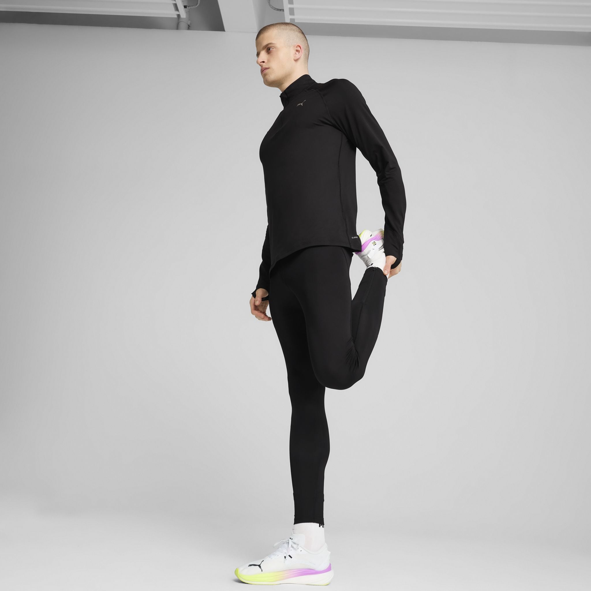 PUMA Velocity CLOUDSPUN Running Mens Quarter-Zip Top