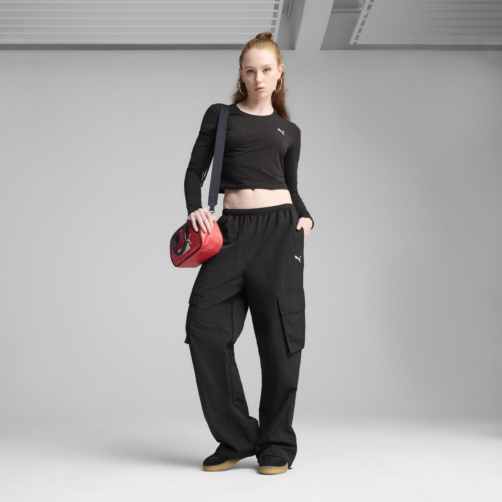 PUMA Wardrobe Essentials Womens Cargo Pants