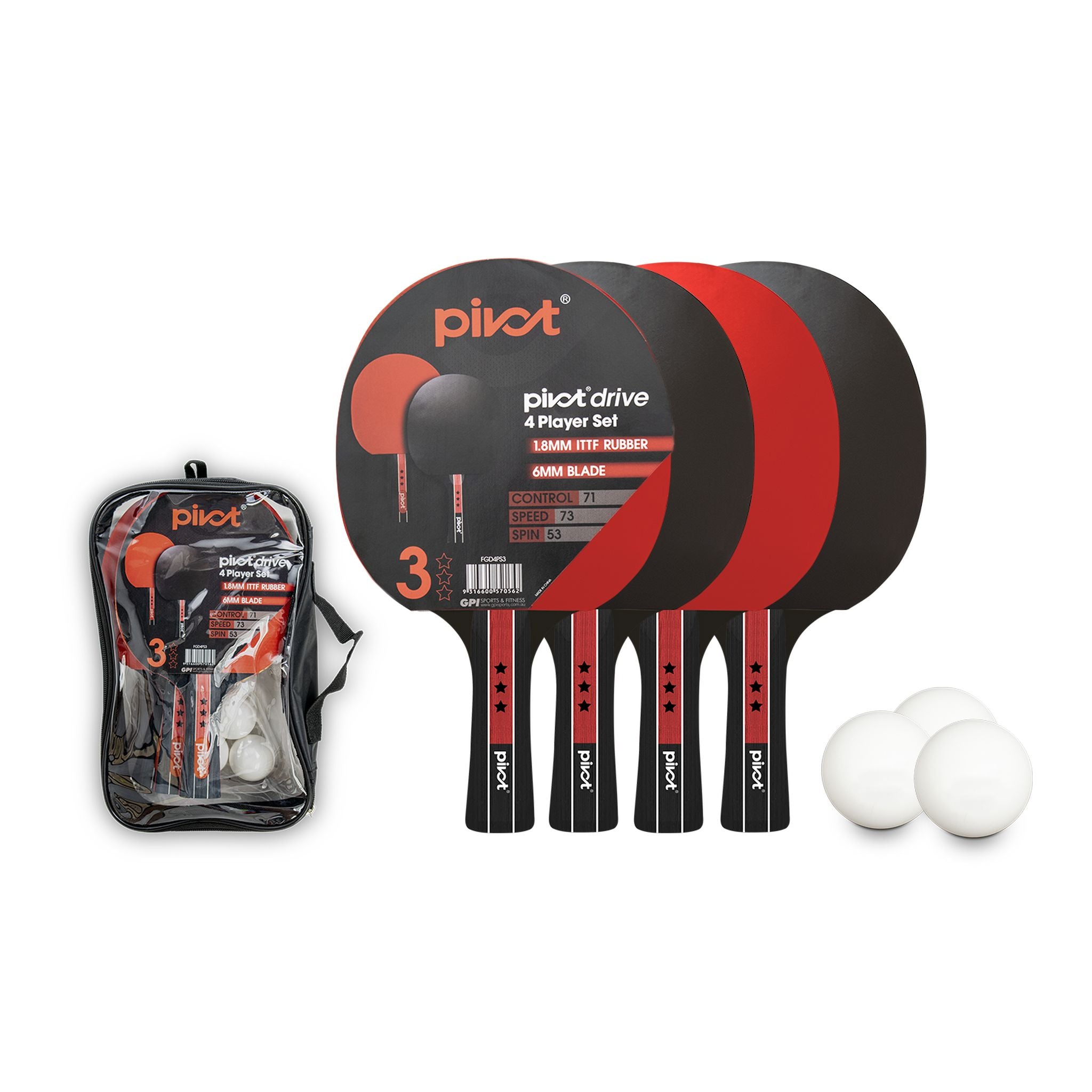 Pivot 4 Player Set (3 Star)