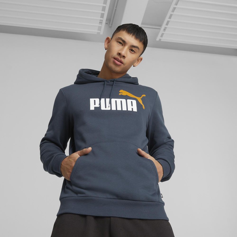 Puma Essentials+ 2 Col Big Logo Mens Hoodie
