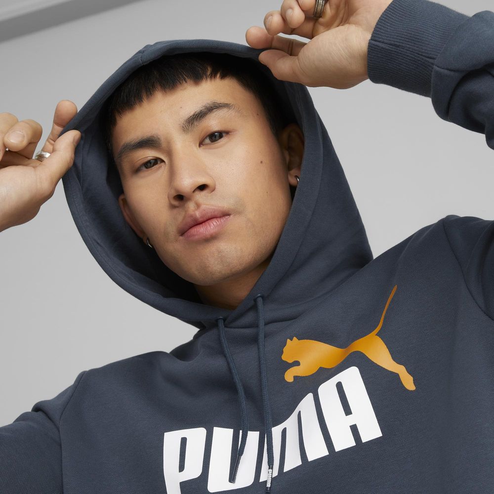 Puma Essentials+ 2 Col Big Logo Mens Hoodie