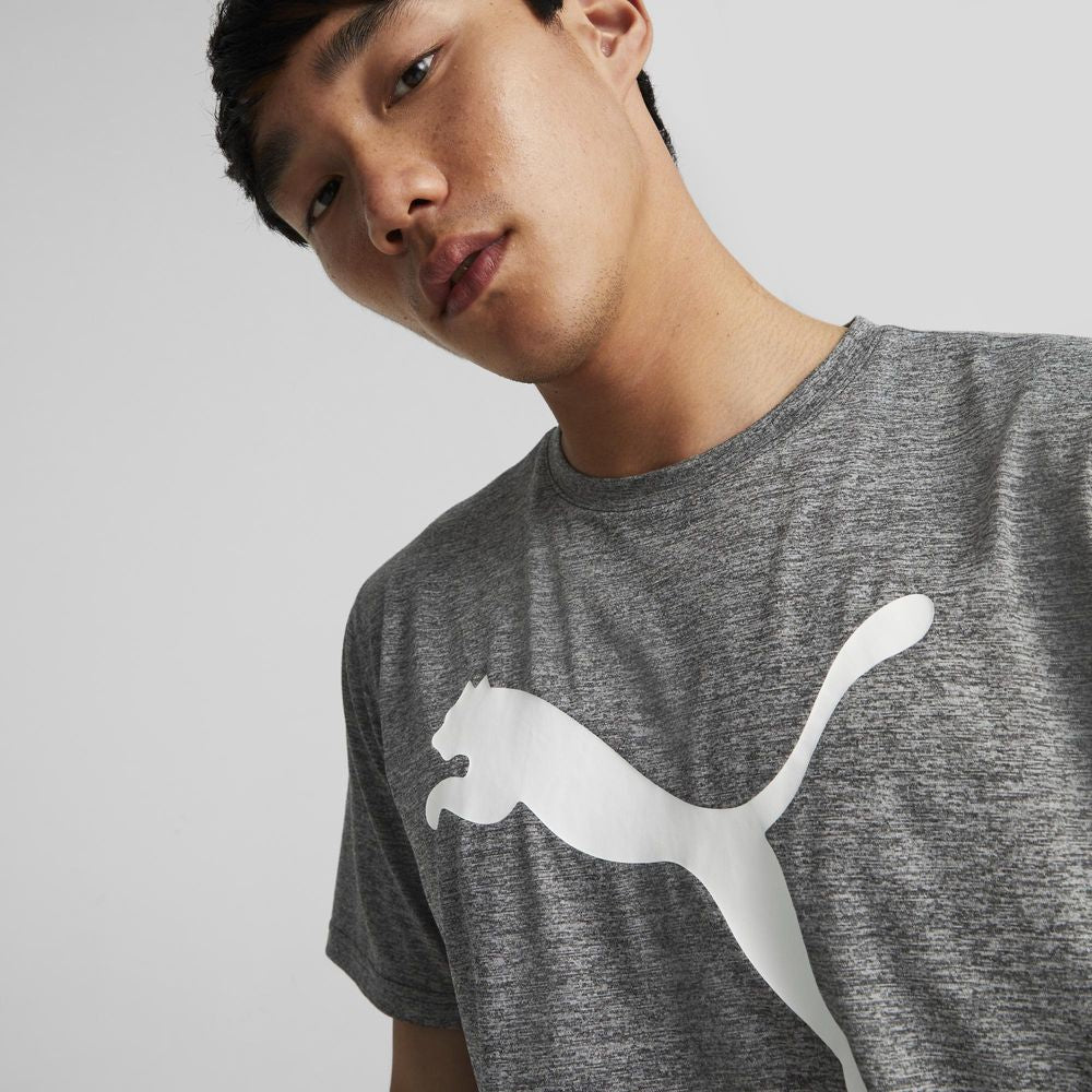 Puma Train Fav Heather Cat Mens Tee