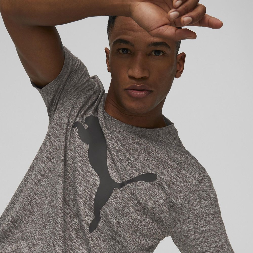 Puma Train Fav Heather Cat Mens Tee