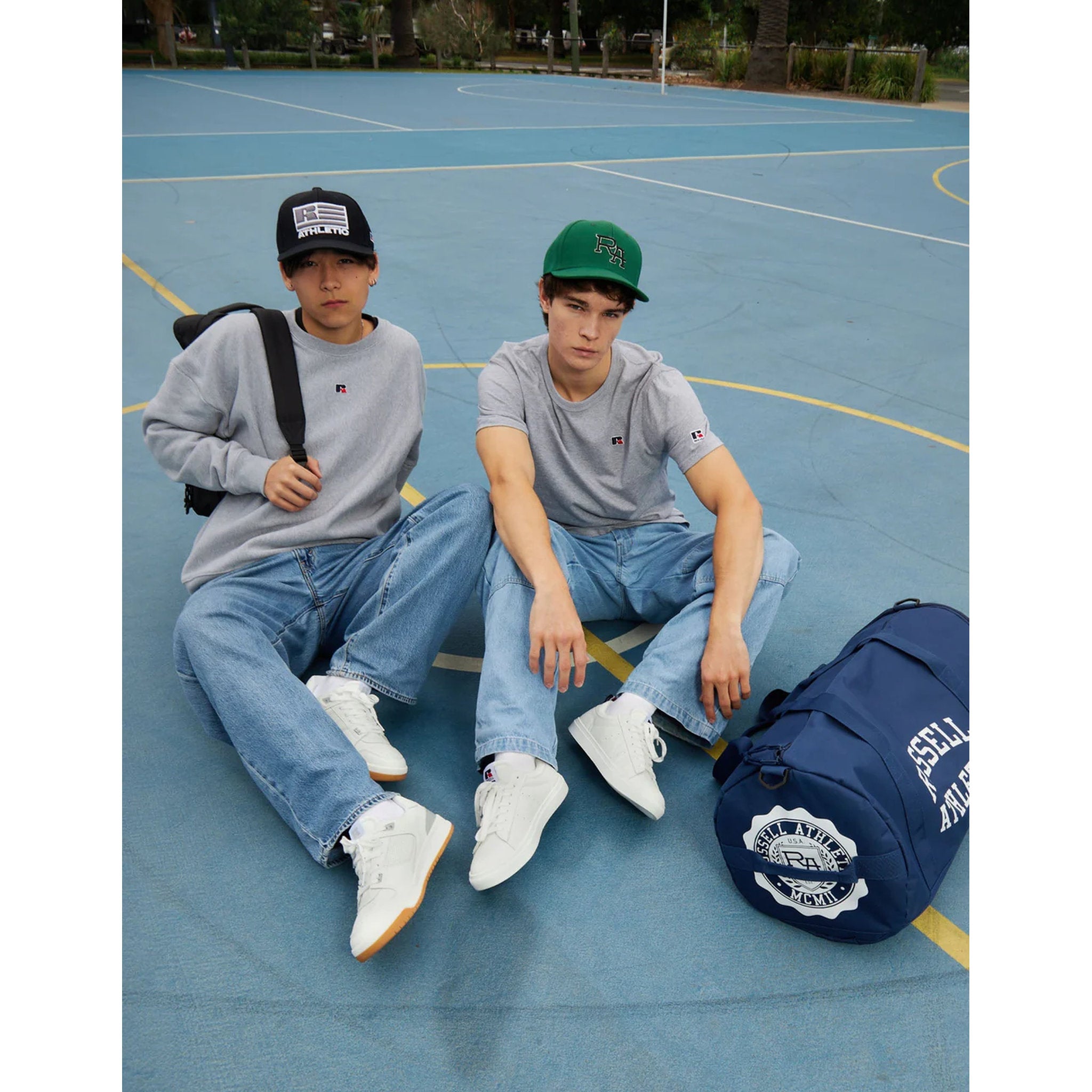 Russell Athletic Patriot Logo Snap Back Cap