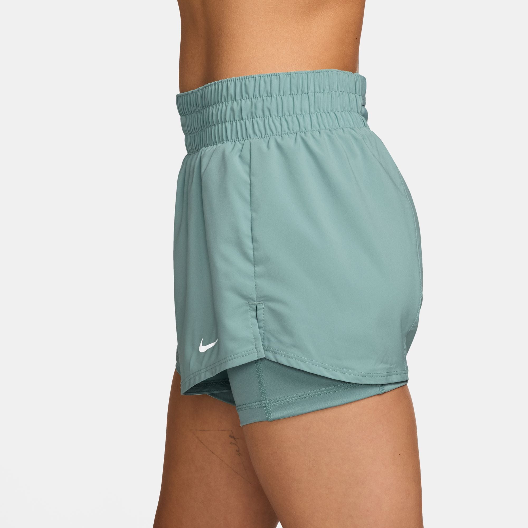Nike One  Dri-FIT Mid-Rise 3 Inch 2-in-1 Womens Shorts