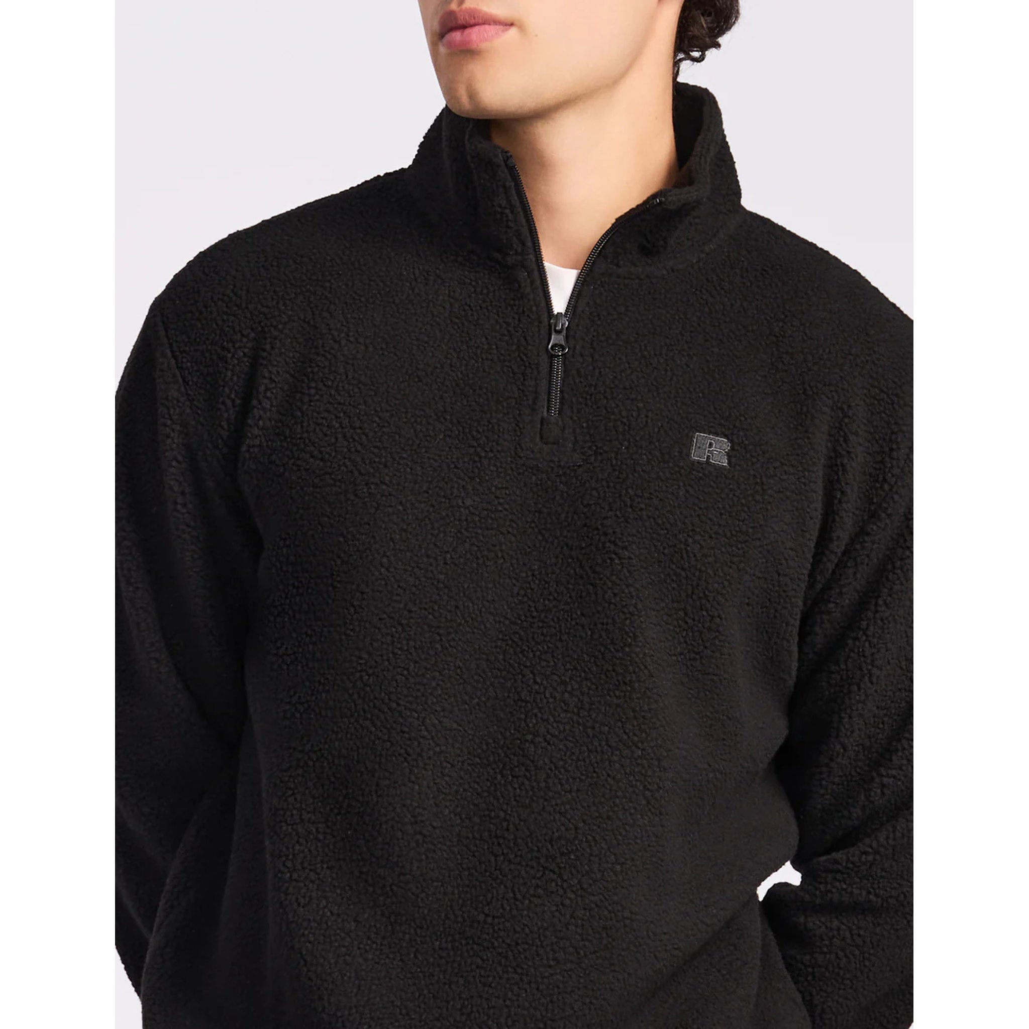 Russell Athletic Brooklyn Sherpa Mens Quarter Zip