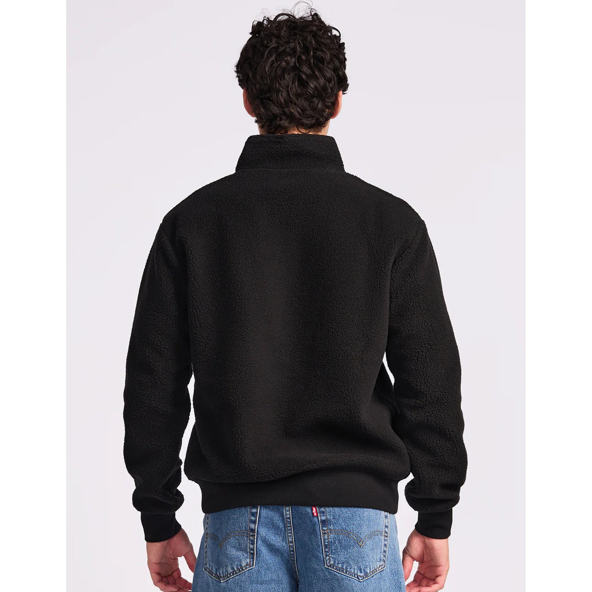 Russell Athletic Brooklyn Sherpa Mens Quarter Zip