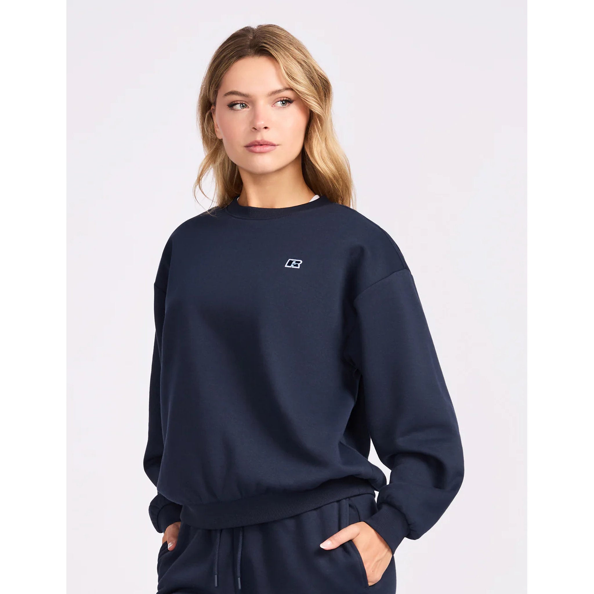 Russell Athletic R Logo Womens Crew