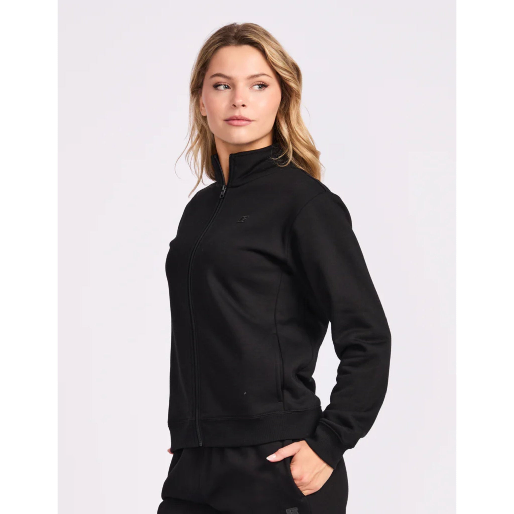 Russell Athletic R Logo Trucker Womens Zip Through Jacket